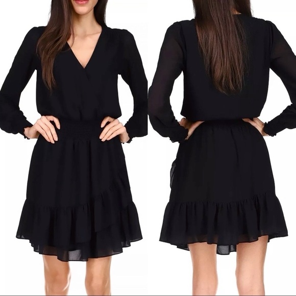 MICHAEL Michael Kors • Smocked Ruffled Dress - Picture 2 of 9